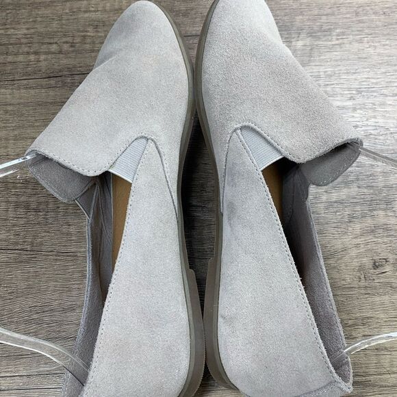 Lucky Brand~Women’s~”Charsa”~Gray Soft Suede Slip On Loafers~Size 8.5 - Picture 6 of 8